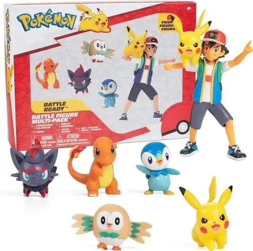 Pokemon figurine characters for imaginative play house and dollhouse playtime