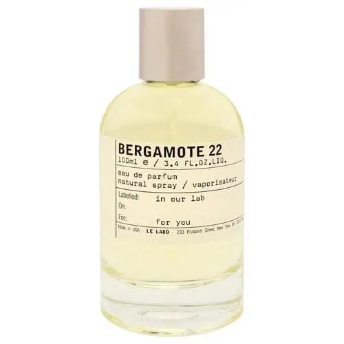 Le Labo's Bergamote 22 is the perfect expensive Christmas gift idea for luxurt perfume lovers that prefer all-natural scents