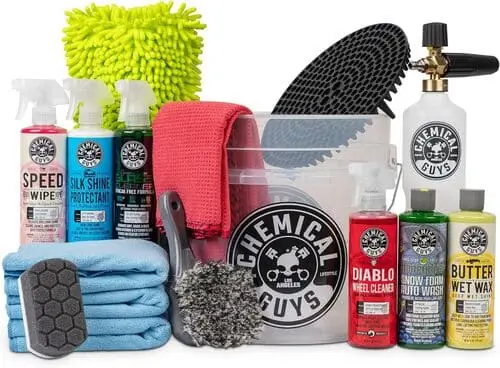 Full car wash kit for men's christmas gift basket ideas