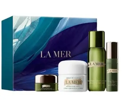 Expensive Christmas gift idea: La Mer Skincare Set for ultimate skin hydration and glow