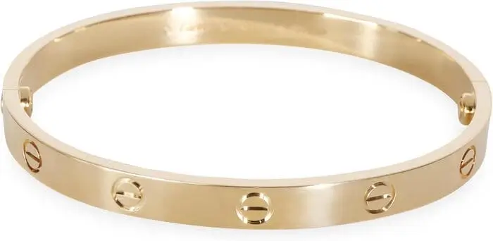 Cartier Love bracelet in gold, perfect for luxury and expensive Christmas gift ideas