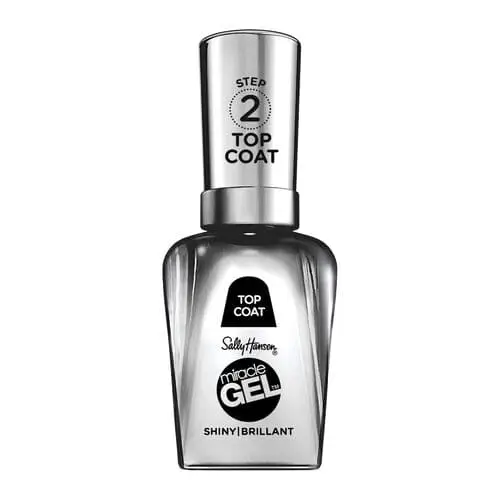 Sally Hansen Miracle Gel Top Coat for long-lasting, UV-free gel-like shine—perfect for at-home manicures with salon-quality results.