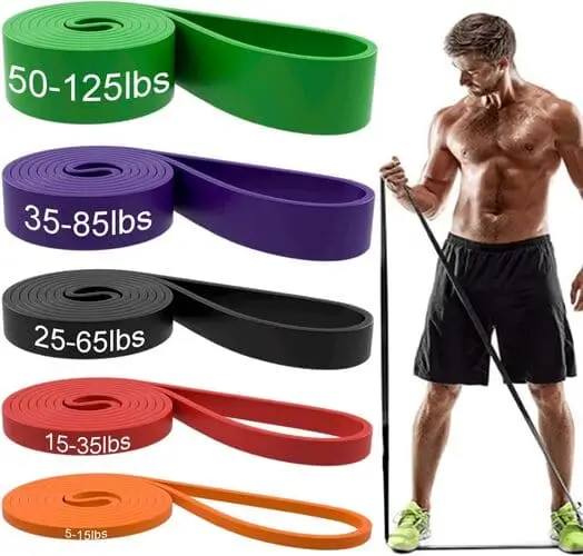 Weighted band set for fitness Christmas basket ideas for men