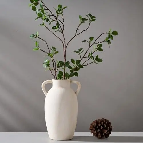 Ceramic vase for entryway decor