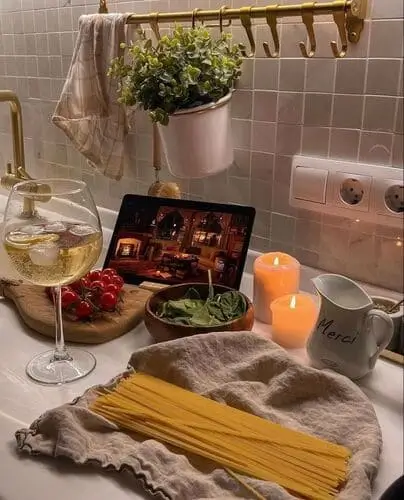 Plan a virtual wine and food tasting as a long distance valentine's day idea for couples