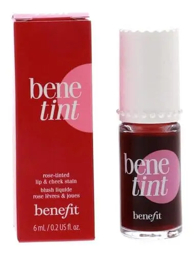 Benefit Benetint Lip and Cheek Stain, a buildable berry tint perfect for dark academia vibes and TikTok-inspired beauty